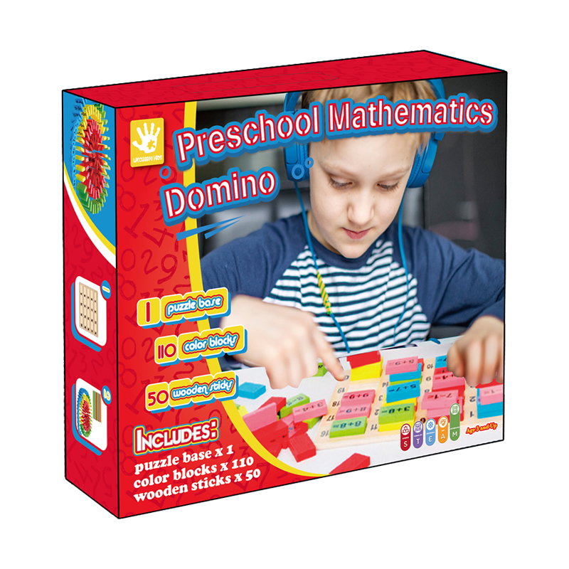 Okul öncesi matematik Domino Oyuncak Seti